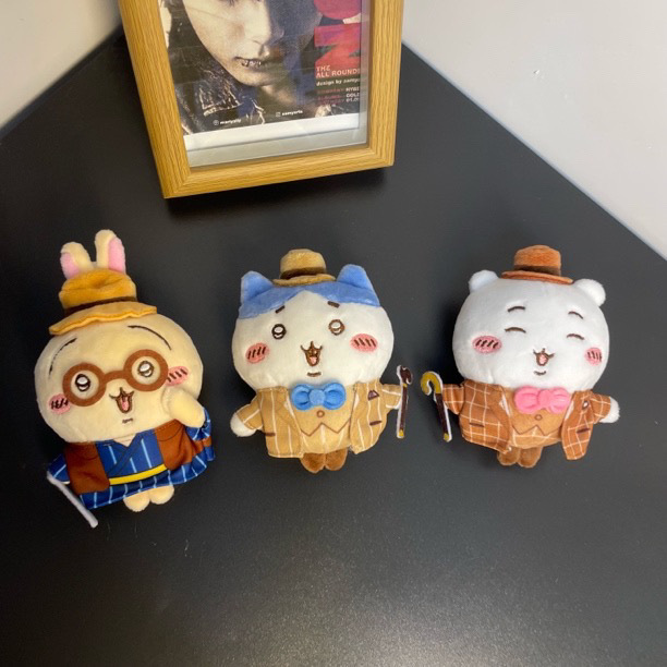 Phone Accessories Charms - Hachiware Usagi Detective Plush Keychain Bag
