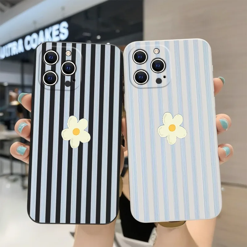 Stripes Flower Korean Phone Ca - đánh giá và giá Apple Iphone 15