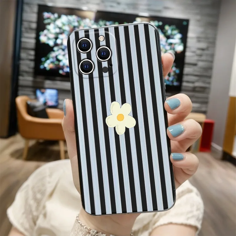 Stripes Flower Korean Phone Ca - đánh giá và giá Apple Iphone 15