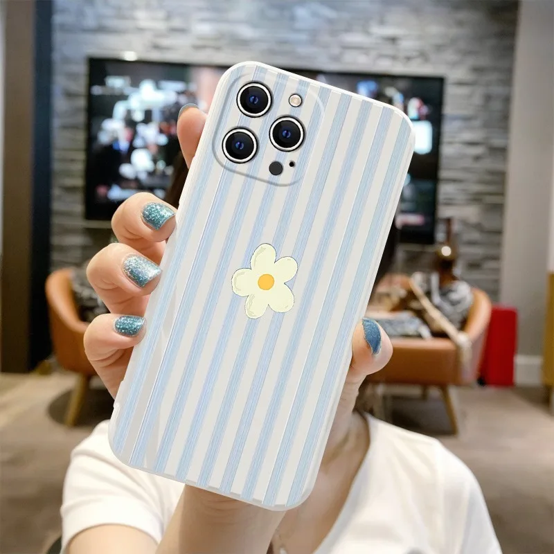 Stripes Flower Korean Phone Ca - đánh giá và giá Apple Iphone 15