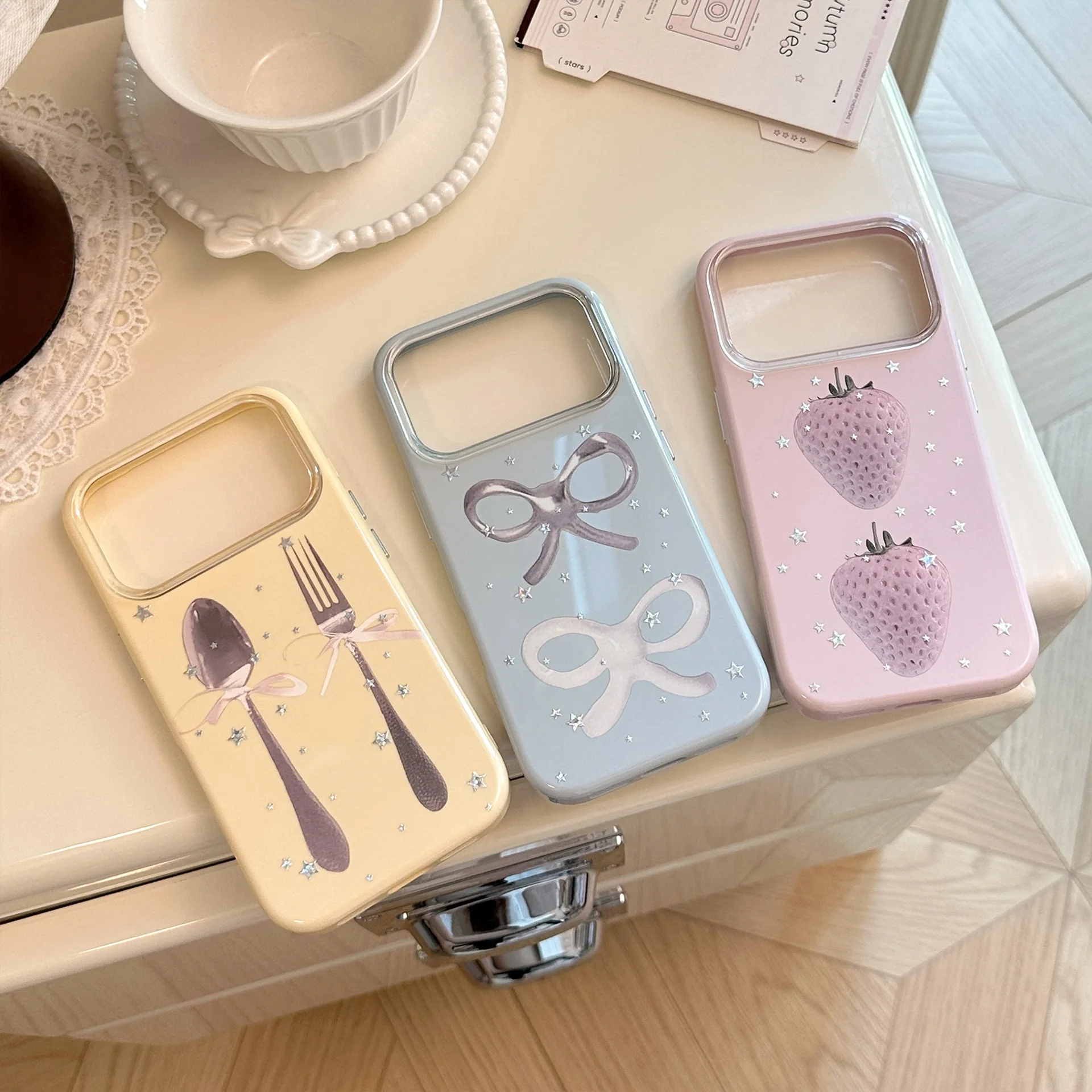 Luxury Candy Colors Sliver Sta - đánh giá và giá Apple Iphone 15