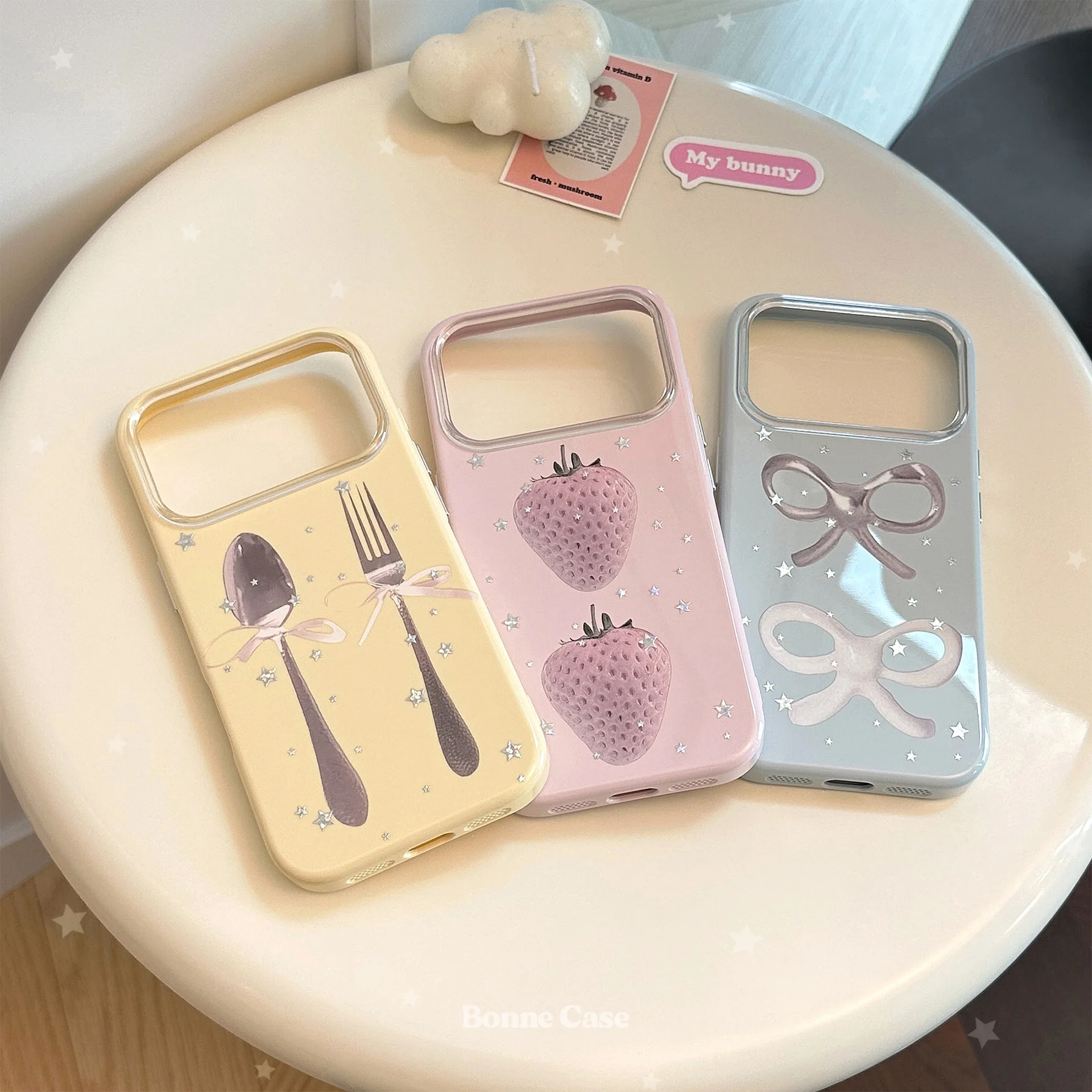 Luxury Candy Colors Sliver Sta - đánh giá và giá Apple Iphone 15